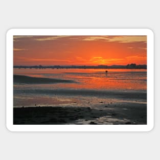 Poole Harbour Sunset, June 2021 Sticker